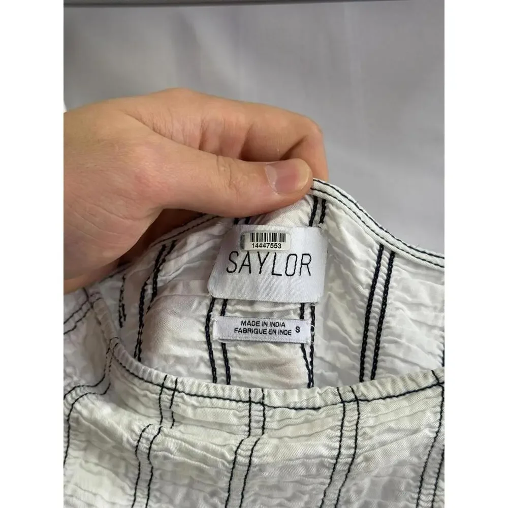 Saylor Adalene White Dress Size S with Damaged Zipper - Picture 7 of 7